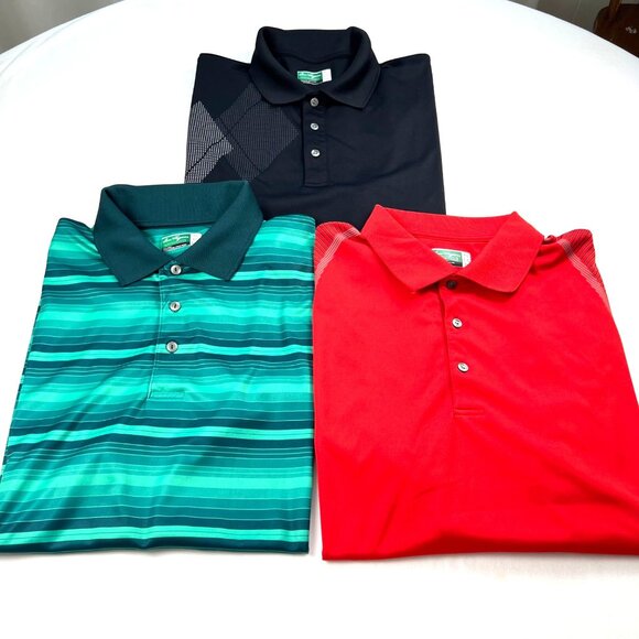 Ben Hogan Performance Polo Golf Mens Shirt Size XL Moisture Wicking Lot of 3 - Picture 2 of 16
